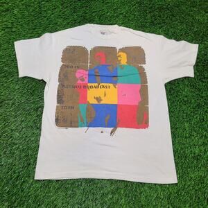 Vintage 92 U2 Zoo TV T-Shirt Mens M Single Stitch USA Made 90s